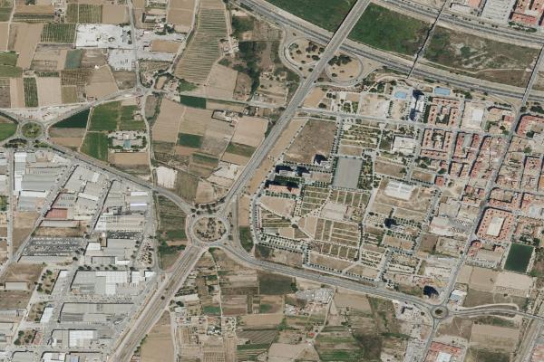 Vista aérea de vivienda en Chiva (Valencia/València)