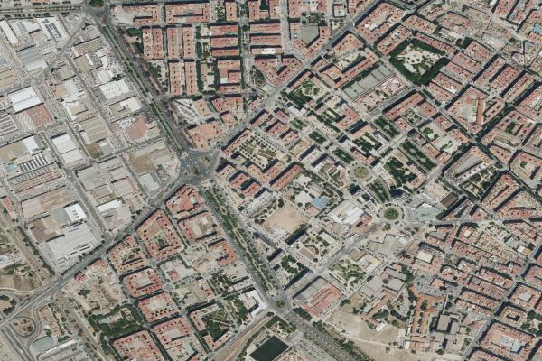 Vista aérea de garaje en Valencia (Valencia/València)