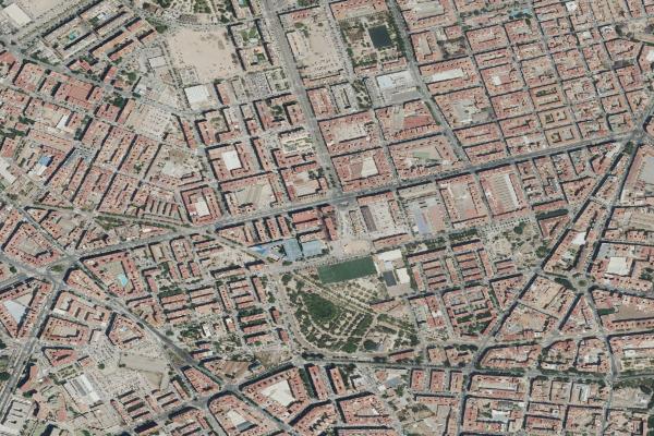 Vista aérea de vivienda en Valencia (Valencia/València)