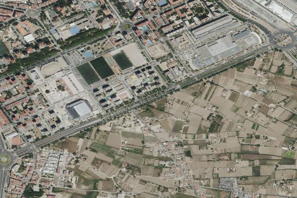 Vista aérea de vivienda en Alaquas (Valencia/València)