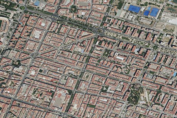 Vista aérea de vivienda en Valencia (Valencia/València)