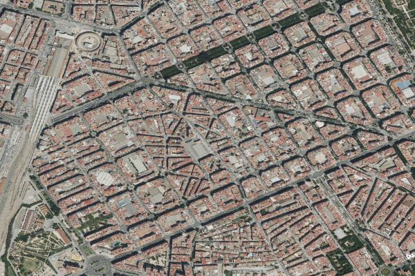 Vista aérea de vivienda en Valencia (Valencia/València)