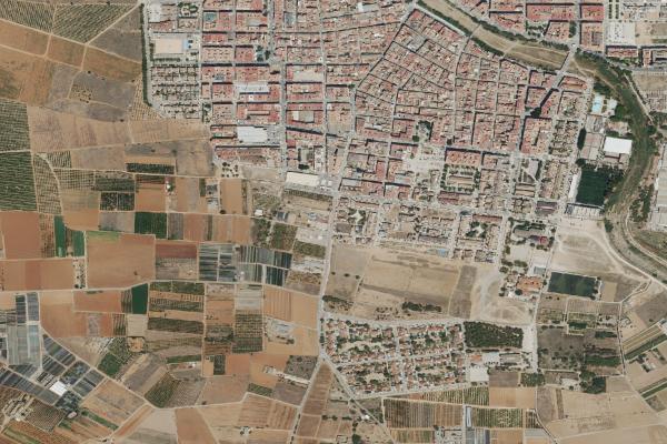 Vista aérea de vivienda en Beniparrell (Valencia/València)