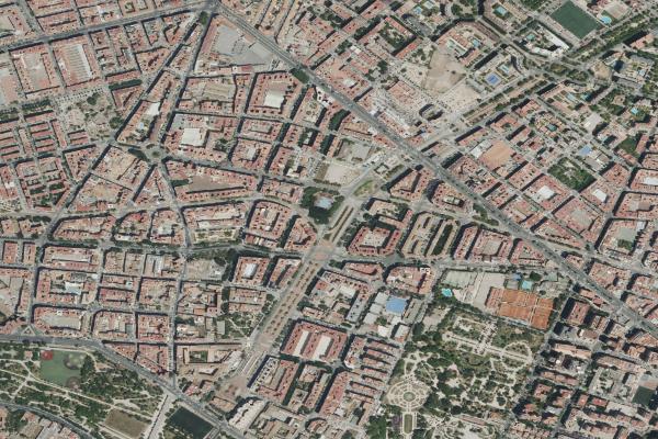 Vista aérea de vivienda en Beniparrell (Valencia/València)