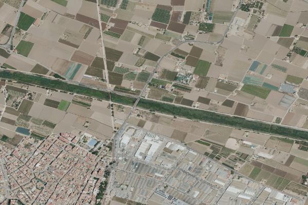 Vista aérea de vivienda en Beniparrell (Valencia/València)