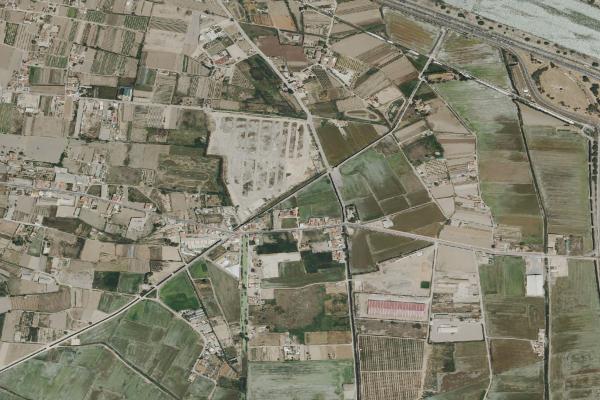 Vista aérea de vivienda en Beniparrell (Valencia/València)