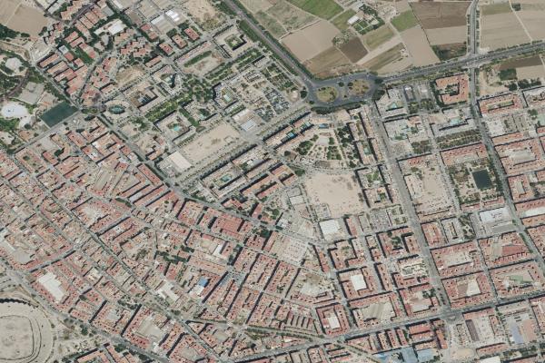 Vista aérea de vivienda en Picassent (Valencia/València)
