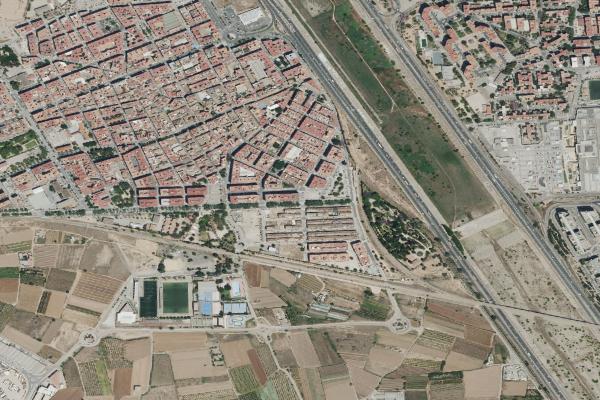 Vista aérea de vivienda en Alfafar (Valencia/València)