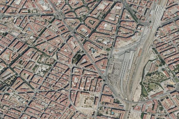Vista aérea de vivienda en Valencia (Valencia/València)