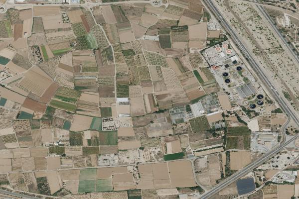 Vista aérea de vivienda en Sueca (Valencia/València)