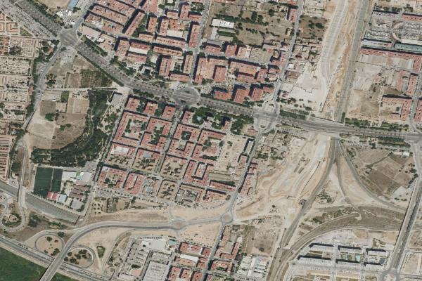 Vista aérea de vivienda en Cullera (Valencia/València)