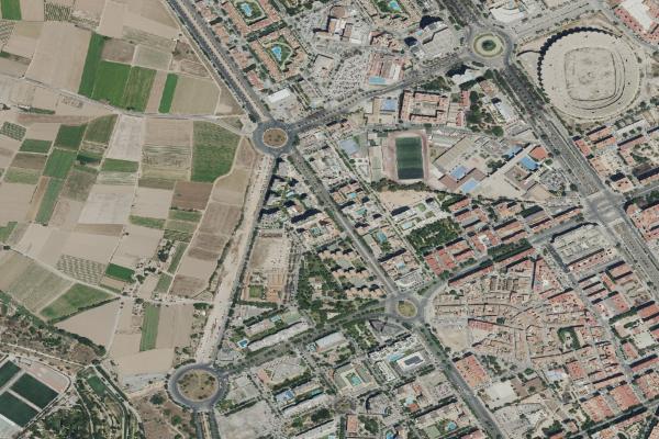 Vista aérea de vivienda en Valencia (Valencia/València)
