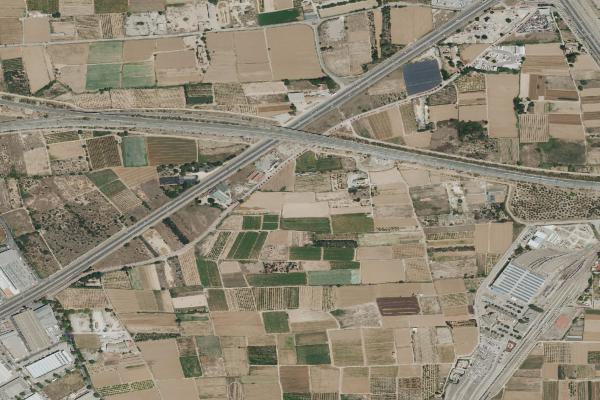 Vista aérea de vivienda en Turís (Valencia/València)