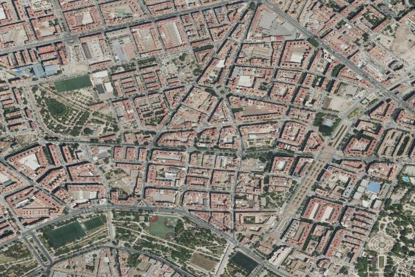 Vista aérea de vivienda en Massalfassar (Valencia/València)