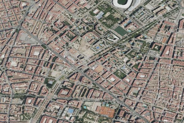 Vista aérea de vivienda en Cullera (Valencia/València)