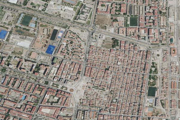 Vista aérea de finca rústica en Picassent (Valencia/València)