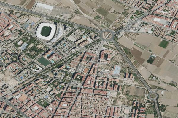 Vista aérea de garaje en Montserrat (Valencia/València)