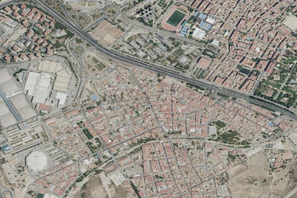 Vista aérea de garaje en Montserrat (Valencia/València)