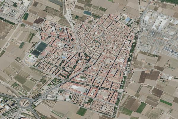 Vista aérea de garaje en Montserrat (Valencia/València)