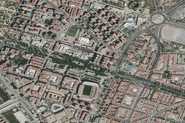 Vista aérea de garaje en Montserrat (Valencia/València)