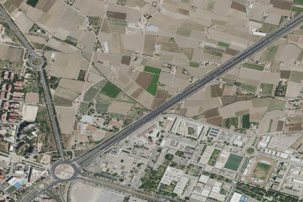 Vista aérea de garaje en Betera (Valencia/València)