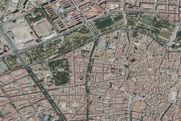 Vista aérea de vivienda en Alaquás (Valencia/València)