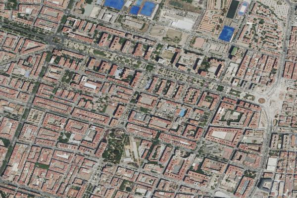 Vista aérea de vivienda en Valencia (Valencia/València)