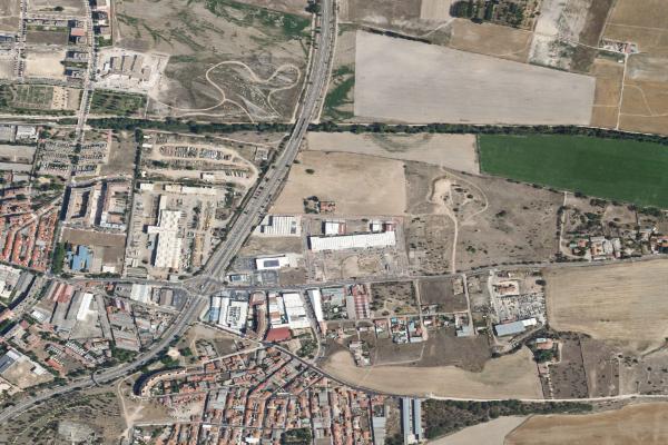 Vista aérea de vivienda en Valladolid (Valladolid)
