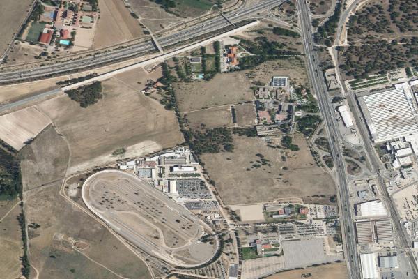 Vista aérea de inmueble en Hornillos de Eresma (Valladolid)