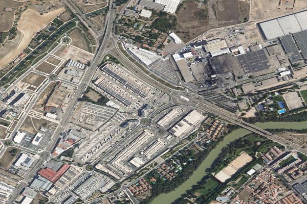 Vista aérea de vivienda en Valladolid (Valladolid)