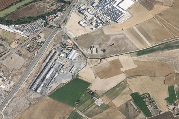Vista aérea de inmueble en Monasterio de Vega (Valladolid)