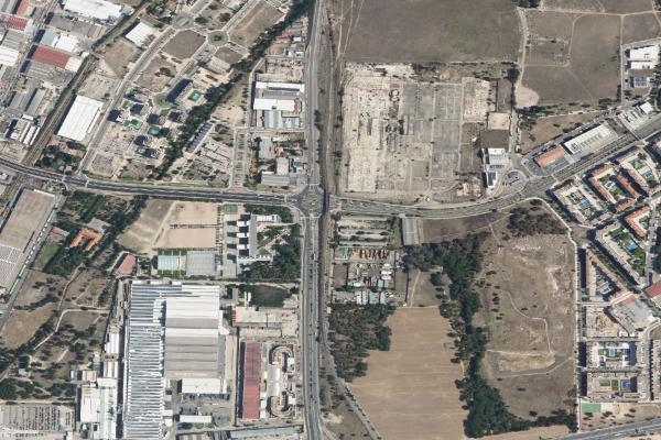 Vista aérea de vivienda en Valdestillas (Valladolid)