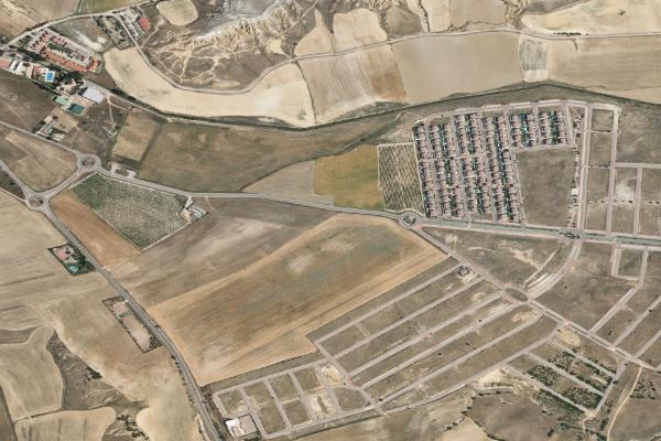 Vista aérea de inmueble en Laguna de Duero (Valladolid)