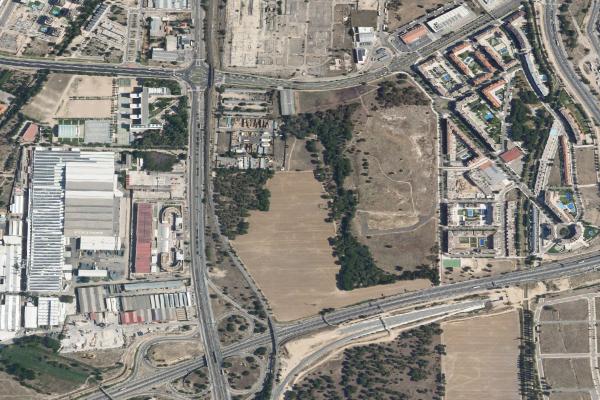 Vista aérea de vivienda en Laguna de Duero (Valladolid)