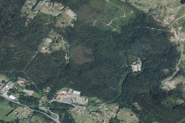 Vista aérea de vivienda en Bilbao (Bizkaia)