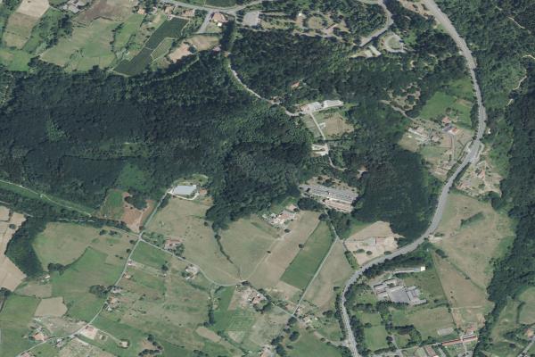 Vista aérea de vivienda en Bilbao (Bizkaia)