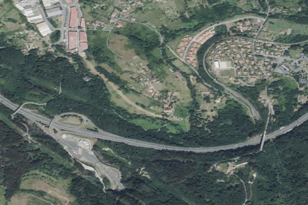 Vista aérea de vivienda en Bilbao (Bizkaia)
