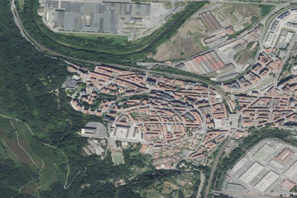 Vista aérea de vivienda en Leioa (Bizkaia)