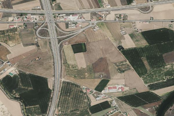 Vista aérea de trastero en Benavente (Zamora)