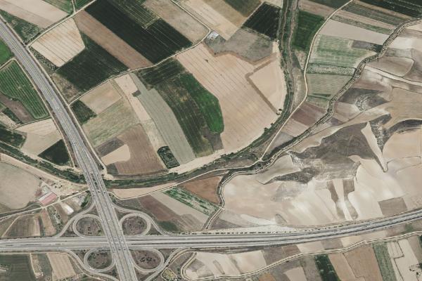 Vista aérea de vivienda en Villaralbo (Zamora)