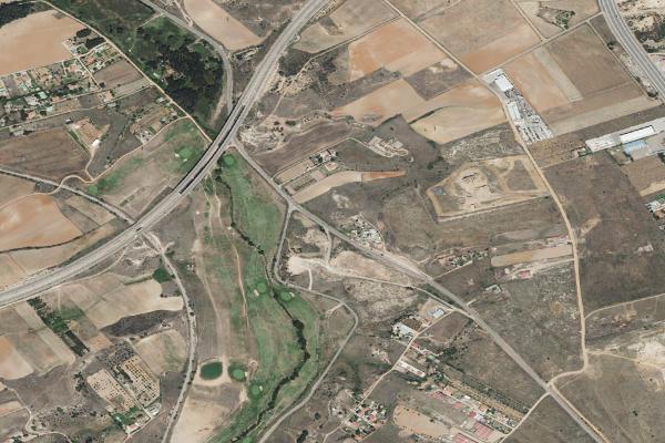 Vista aérea de finca rústica en Villalobos (Zamora)