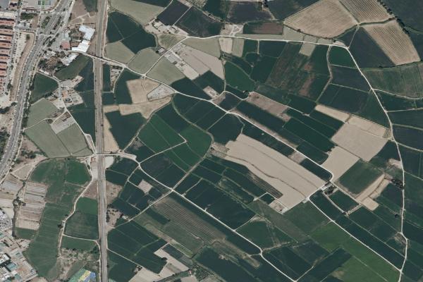 Vista aérea de vivienda en Zaragoza (Zaragoza)