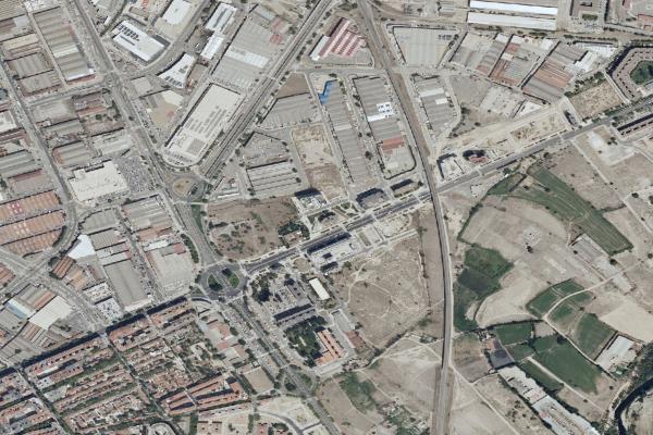 Vista aérea de vivienda en Calatayud (Zaragoza)