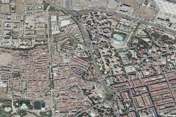 Vista aérea de finca rústica en Fayon (Zaragoza)