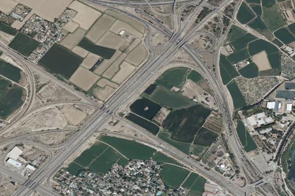 Vista aérea de finca rústica en Fayon (Zaragoza)